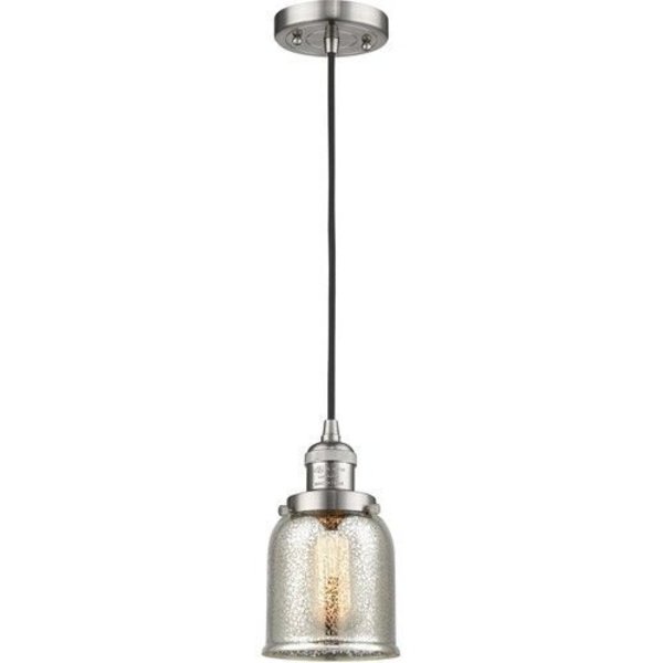 Innovations Lighting 1 Light Vintage Dimmable Led Small Bell 5" Mini Pendant 201C-SN-G58-LED